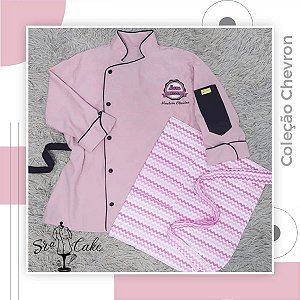 Kit Dólmã Chevron Rosé Basic