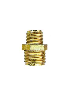 NIPLE METAL ROSCA MACHO 3/4" X 1/2" AMARELO