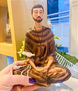 São Francisco de Assis Meditando