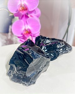 Obsidiana pedra Bruta - Grande