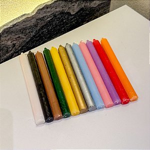 Velas Palito - diversas cores