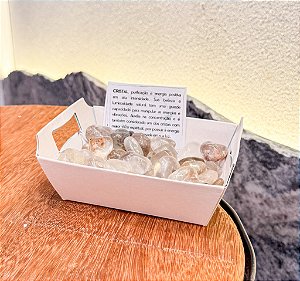 Cristal ou Quartzo Transparente - Pedra Rolada