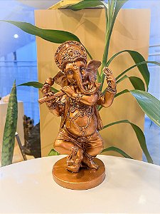 Ganesha em pé - Dourada