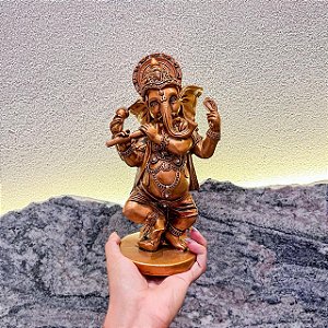 Ganesha em pé - Dourada