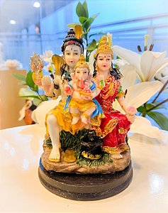 Família de Ganesha - Shiva, Parvati e Ganesha