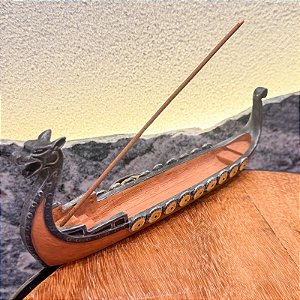 Incensário Barco Viking