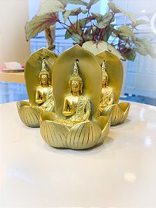 Incensário Buda dourado - Cascata
