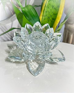 Flor de Lótus Cristal Tamanho Grande