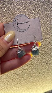 Brinco de cristal Água Marinha - pedra de 2026