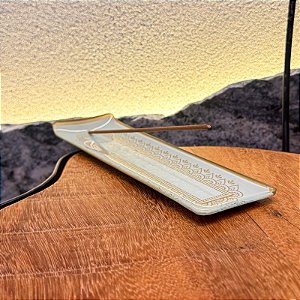 Incensário de vidro Mandala - Canaleta