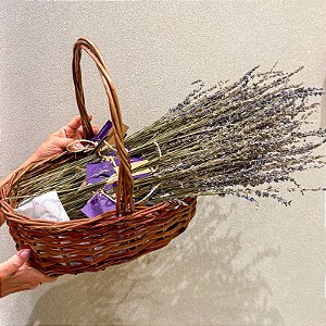 Mini Buquê de Lavanda Natural Seca