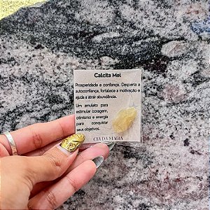 Calcita Mel - Prosperidade e Confiança