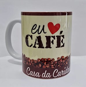 CANECA EU AMO CAFÉ