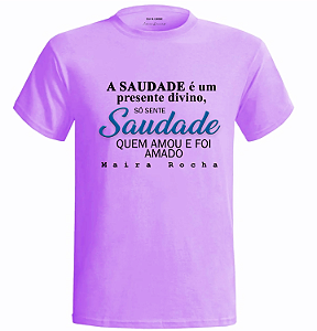 CAMISETA MAIRA ROCHA DIA DA SAUDADE 2025