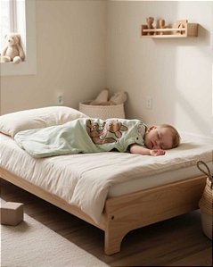 Saco de Dormir Inverno Canguru Verde - 0 a 6 meses / 6 meses a 1 ano