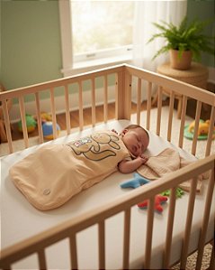 Saco de Dormir Inverno Canguru Marrom - 0 a 6 meses / 6 meses a 1 ano