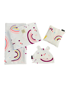 Kit Sling Extra Fácil + Bolsa Anticólicas + Touquinha (Kit 3 itens)
