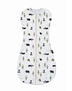 Swaddle animais da floresta - RN a 2 meses