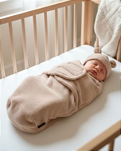 Kit - Swaddle Inverno Ultra Soft + touquinha