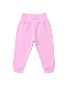 Calça Cós Anticólica Rosa Bebê