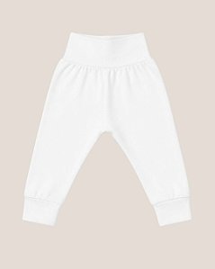 Calça Bebê Cós Anticólica Branca – Algodão