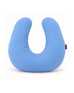 Almofada de Amamentação Ergonômica Multifuncional – Azul – Máximo Conforto + Brinde capa extra