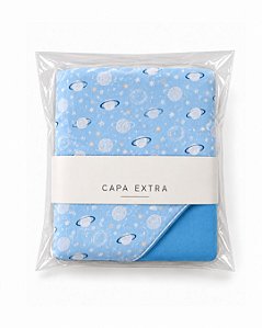 Capa Avulsa para Almofada de Amamentação - Azul Saturno - 100% Algodão | My Gutti Baby