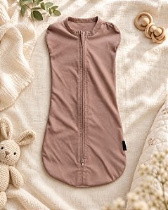 Swaddle Charutinho Cueiro - Areia 100% algodão
