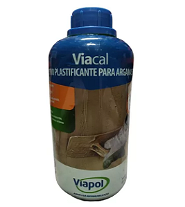 Aditivo Viacal Plastificante Para Argamassa 1L Viapol