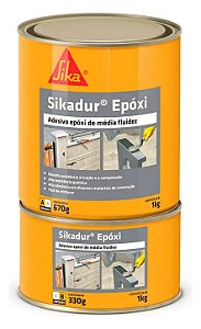 Sikadur Epóxi 1kg Sika Estrutural Cinza