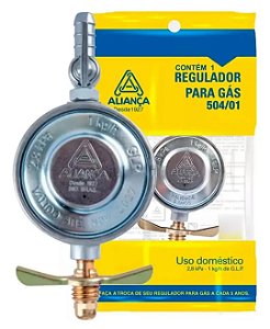 Regulador/registro Para Gás Aliança 504/01 Medio