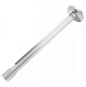 Braco Para Chuveiro Aluminio Polido 40Cm Roldplast