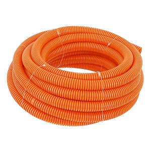 Mangueira Corrugada Laranja 50 Metros 1"