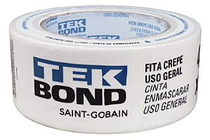 Fita Crepe Branca 48mm 50m Tekbond Uso Geral