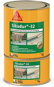 Sikadur-32 Epóxi Sika Fixação Forte Concreto E Metal 1kg