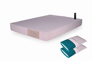Colchão Sottile Bioativo MHR - Altura 20cm - Com 2 Travesseiros Multicamadas Plenosono
