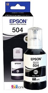 Cartucho Epson Ecotank 127ml Refil T5041 Preto