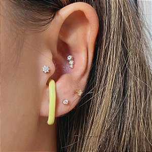 Piercing Helix Raio Ouro 18k - Sunflower Joias