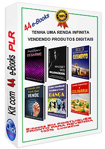 Kit Com 44 E-books PLR
