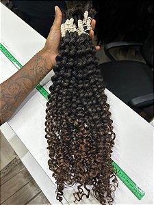 Cabelo Cacheado Cacho 2 Descolorido - Ombre Hair Mel 100g