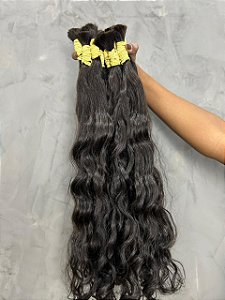 Cabelo Indiano Premium - levemente ondulado - 100g