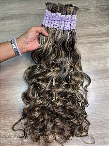 Cabelo Loiro Anita Mesclado - Ondulado - 100g