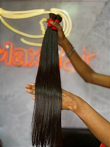 Cabelo Indiano Liso - Liga Vermelha - 100g