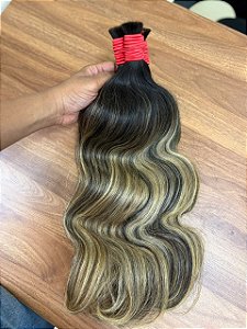 Cabelo Loiro Vietnamita Mesclado - Ondulado - 100g