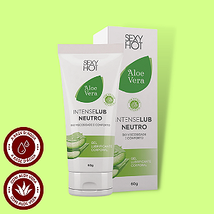 INTENSELUB | Gel Lubrificante Neutro Aloe Vera Bioviscosidade 60g