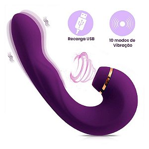 CLARK | Estimulador Vibrador com Sugador e Tapping