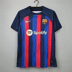 Camisa Barcelona I 22/23 - Masculina - Prata Imports