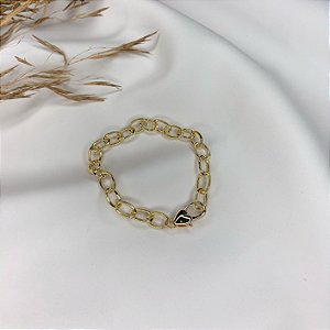 Pulseira Folheada Elos