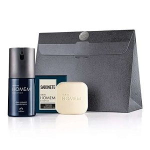 Natura Kit Homem Essence Des. Corporal 100ml + Sab 90g - Perfumaria Carol