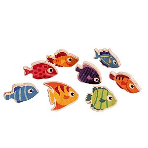Kit c/ 8 Peixinhos c/ Impressão